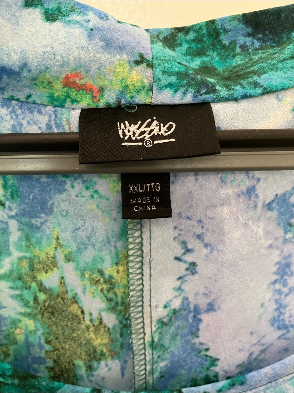 Mossimo Watercolor, Artsy Design Top, XXL - Picture 5 of 6